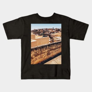 View Over Historic Centre of Fez (Morocco) Kids T-Shirt